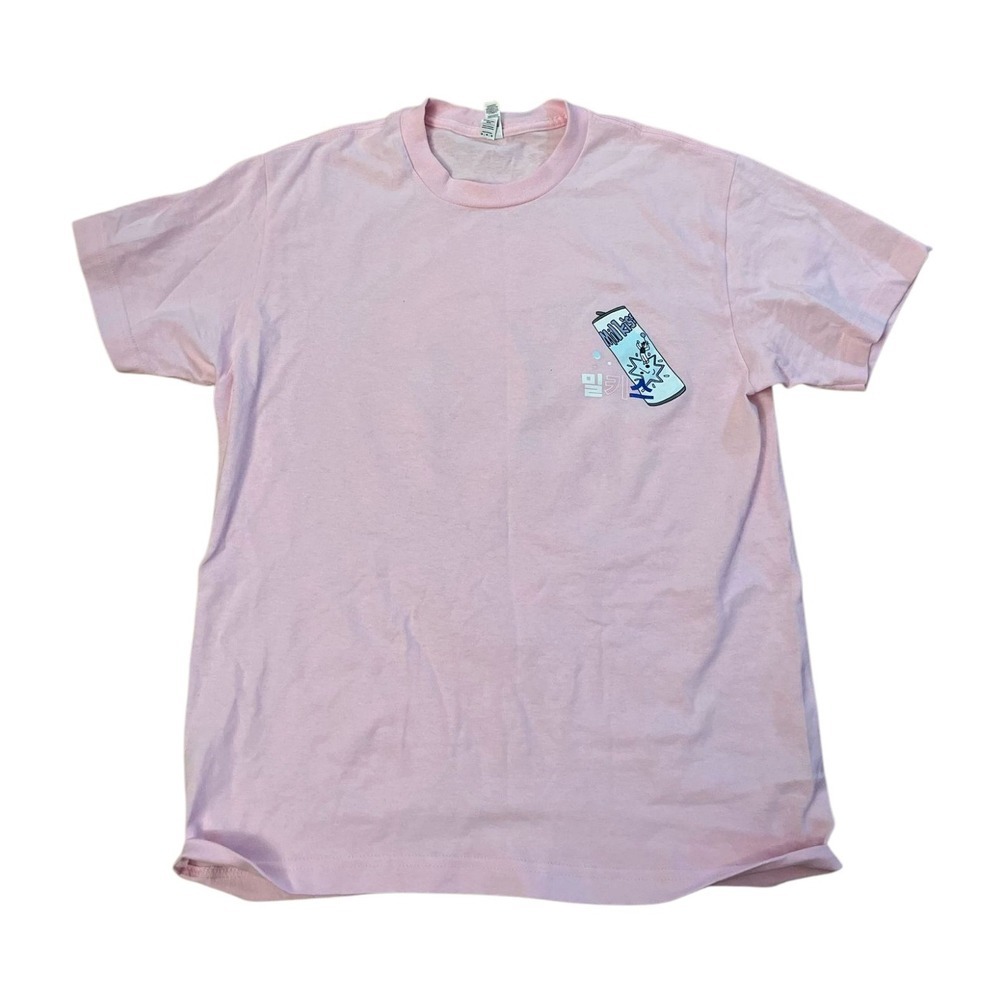 Perspective Los Angeles Anime Graphic Print‎ T-Shirt Gildan Pink Medium